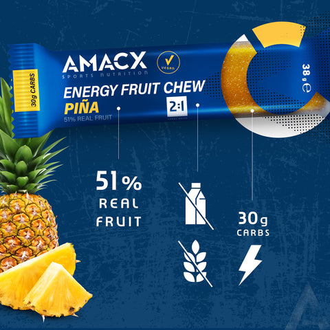 Energy Fruit Chew Piña | 12 pack
