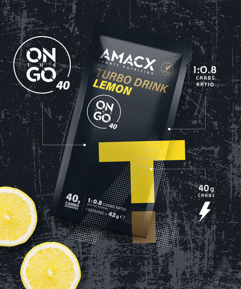 Turbo Drink On the Go Lemon | 12 pack